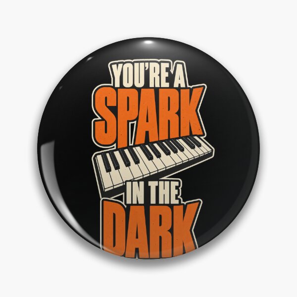 Item preview, You're A Spark In The Dark Orange Bold Piano Keyboard designed and sold by Cuiroblinda.