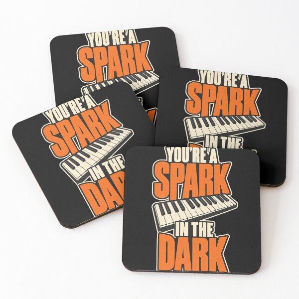 Item preview, You're A Spark In The Dark Orange Bold Piano Keyboard designed and sold by Cuiroblinda.