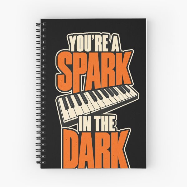 Item preview, You're A Spark In The Dark Orange Bold Piano Keyboard designed and sold by Cuiroblinda.