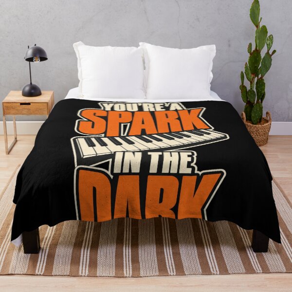 Item preview, You're A Spark In The Dark Orange Bold Piano Keyboard designed and sold by Cuiroblinda.