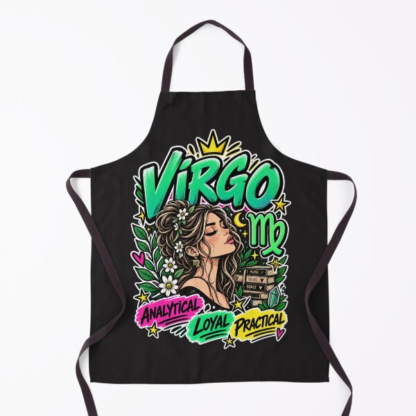 Item preview, Virgo Zodiac Sign – Colorful Pop Astrology Personality Design designed and sold by MetaModel Editions.
