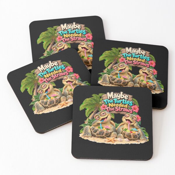 Item preview, Maybe The Turtles Needed The Straws Sarcastic Sea Turtle designed and sold by Crystal-Tree.