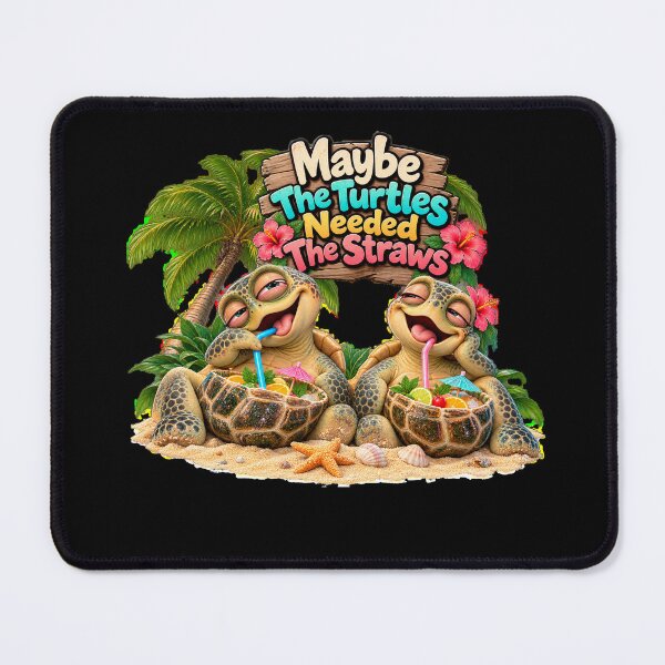 Item preview, Maybe The Turtles Needed The Straws Sarcastic Sea Turtle designed and sold by Crystal-Tree.