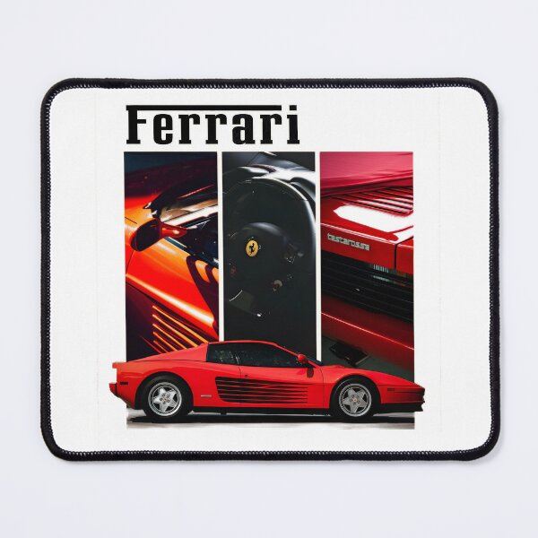 Item preview, Ferrari Testarossa Red Supercar Retro Car Art designed and sold by PrimeRacer.