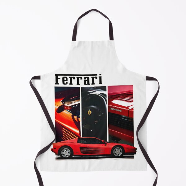 Item preview, Ferrari Testarossa Red Supercar Retro Car Art designed and sold by PrimeRacer.