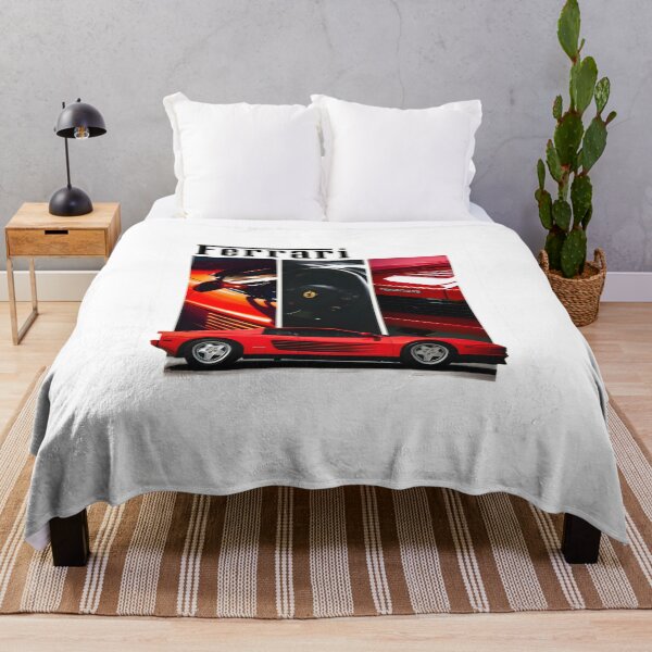Item preview, Ferrari Testarossa Red Supercar Retro Car Art designed and sold by PrimeRacer.