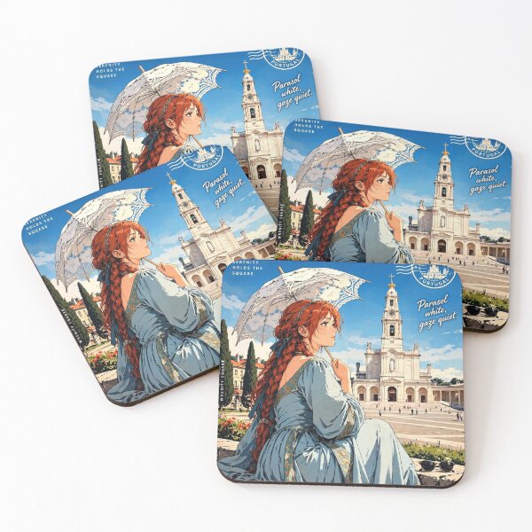 Item preview, Portugal — Sanctuary of Fátima — A Serene Afternoon Beneath Portugal's Peaceful Blue Sky designed and sold by DibujandoPorfa.