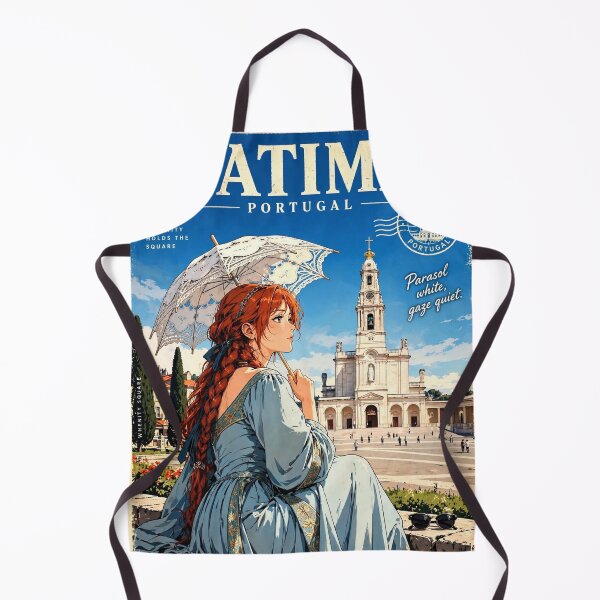 Item preview, Portugal — Sanctuary of Fátima — A Serene Afternoon Beneath Portugal's Peaceful Blue Sky designed and sold by DibujandoPorfa.