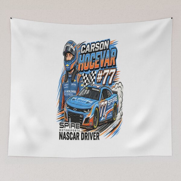 Item preview,  Carson Hocevar #77 NASCAR Racing Driver – Spire Motorsports designed and sold by ActionForge.