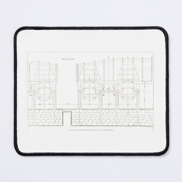 Item preview, Victorian Copper Smelting Plant Patent Print designed and sold by Antique Science Press.