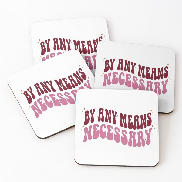 Item preview, By Any Means Necessary Groovy Y2K Retro Text designed and sold by Hawkiji.