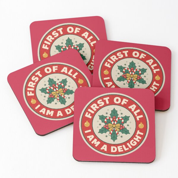 Item preview, First Of All I Am A Delight Badge designed and sold by DripCultureLab.