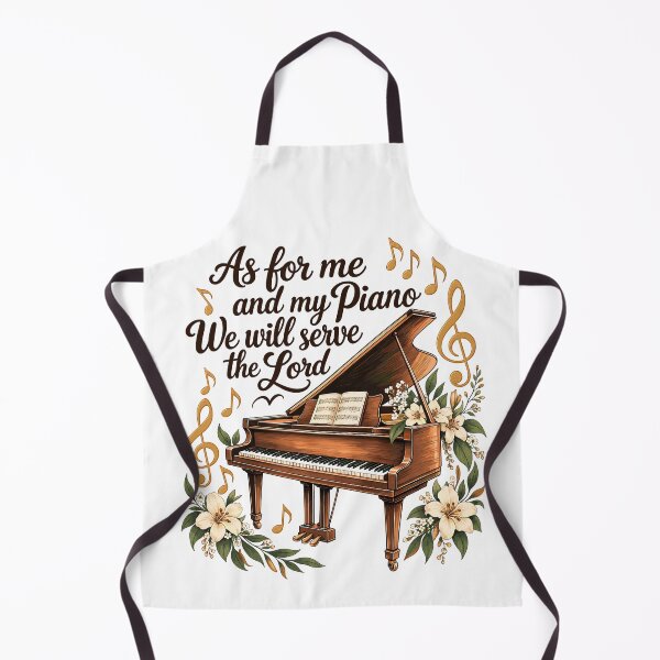 Item preview, As For Me And My Piano Will Serve The Lord Piano Music designed and sold by gordonbwyashop.