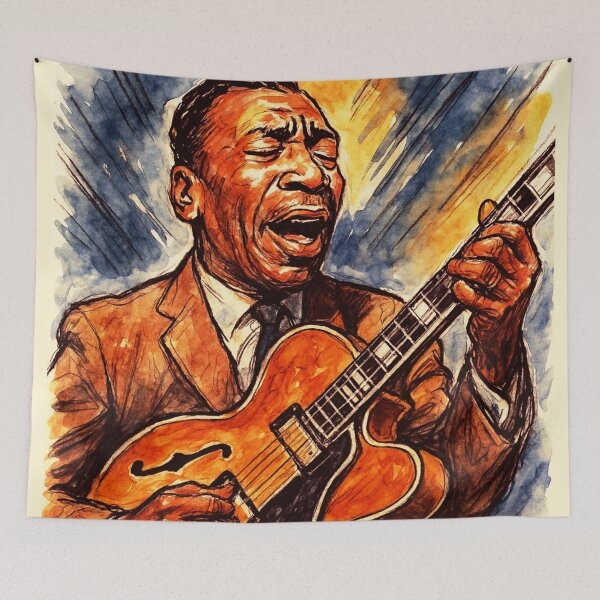 Item preview, T-Bone Walker - Blues lover designed and sold by Sarcastic designs.