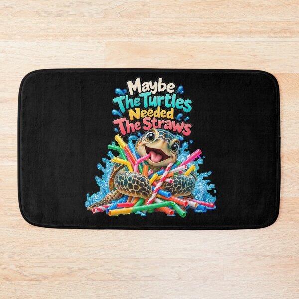 Item preview, Maybe The Turtles Needed The Straws Sarcastic Sea Turtle designed and sold by Crystal-Tree.