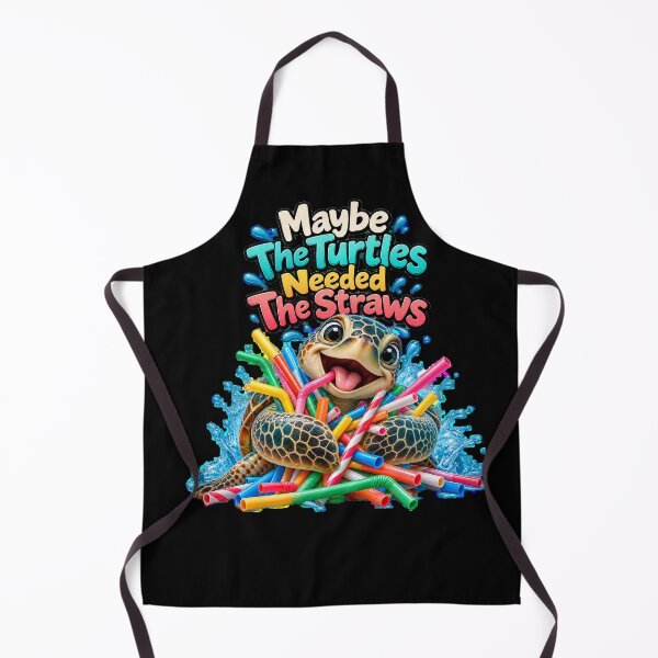 Item preview, Maybe The Turtles Needed The Straws Sarcastic Sea Turtle designed and sold by Crystal-Tree.