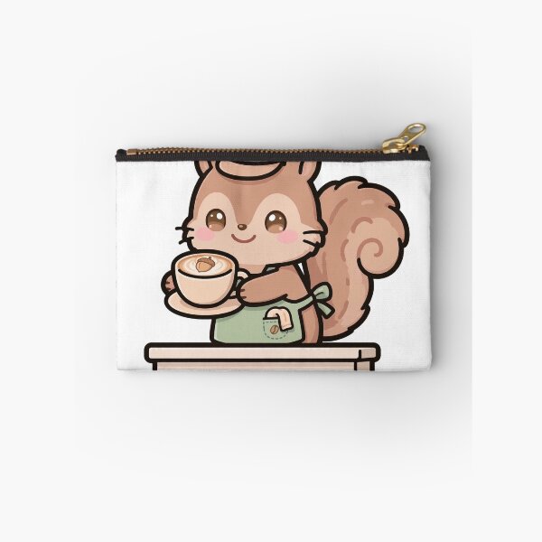 Item preview, Squirrel Barista with Acorn Latte Art designed and sold by xiaoxiaochibi.