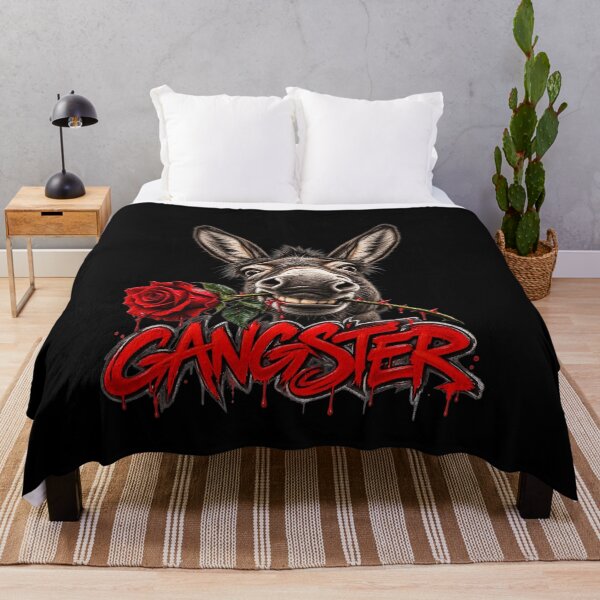 Item preview, gangster donkey with red rose designed and sold by gypsy-joker.