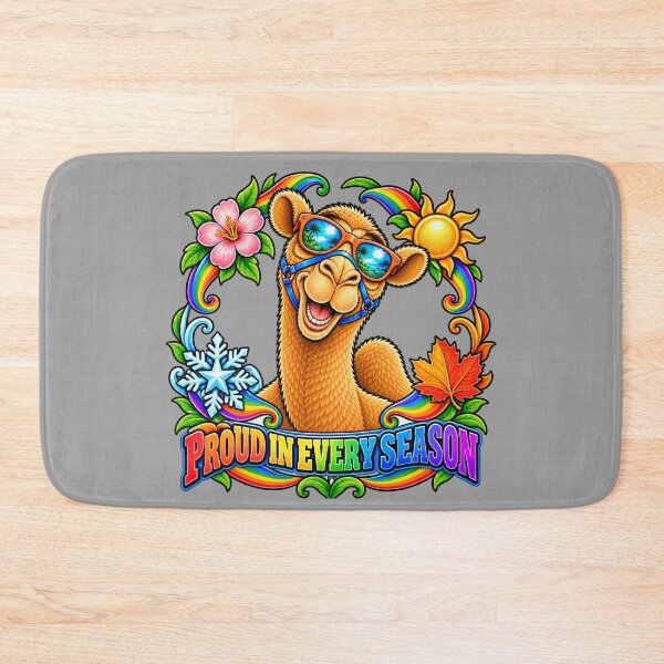 Item preview, PROUD IN EVERY SEASON – Pride All Year Pride Camel – Funny Animal T-Shirt Gift for Animal Lovers designed and sold by Camel & Quirk.