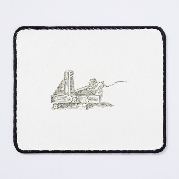 Item preview, Victorian Catapult Siege Engine Etching designed and sold by Antique Science Press.