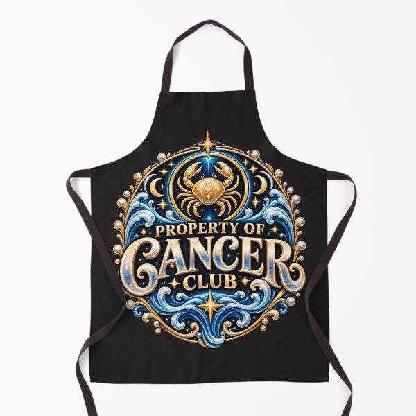Item preview, Property of Cancer Club – Celestial Cancer Zodiac Astrology Design designed and sold by MetaModel Editions.