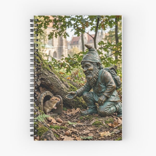 Item preview, Tiny Dormouse Gnome Art Print – Woodland Friend Gift, Poland Travel Decor designed and sold by Purrfecta.