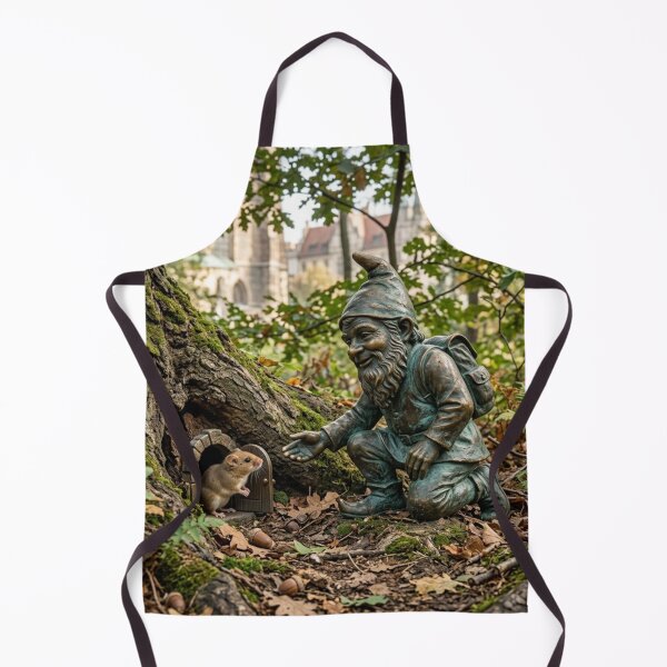 Item preview, Tiny Dormouse Gnome Art Print – Woodland Friend Gift, Poland Travel Decor designed and sold by Purrfecta.