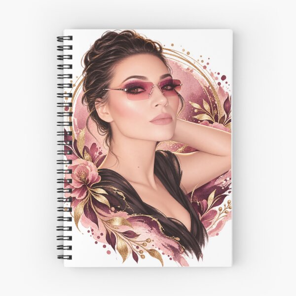 Item preview, Rose Gold Muse – Glamorous Self Portrait Art designed and sold by Golden Era Studio.