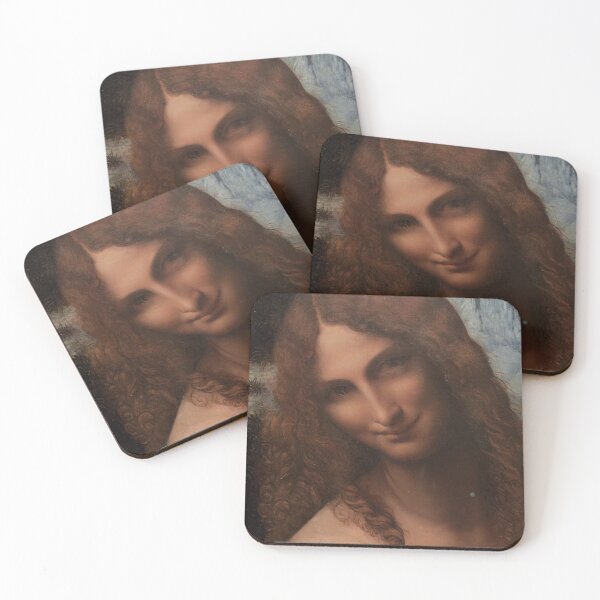 Item preview, Leonardo da Vinci Saint John the Baptist Renaissance Portrait Detail designed and sold by VintageManiac.