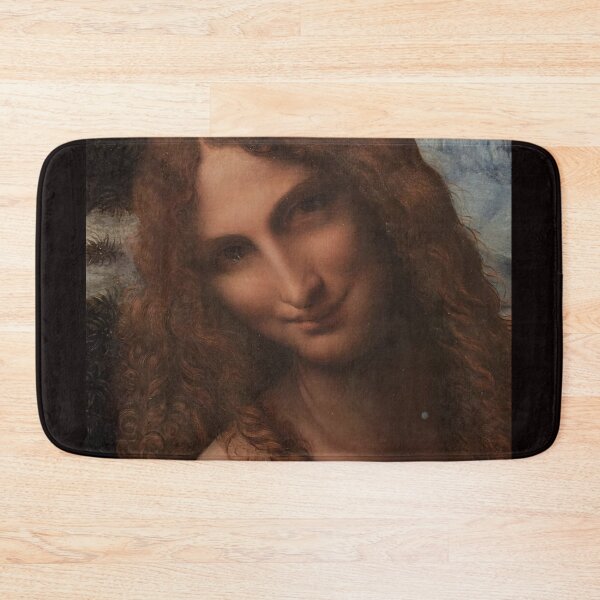 Item preview, Leonardo da Vinci Saint John the Baptist Renaissance Portrait Detail designed and sold by VintageManiac.