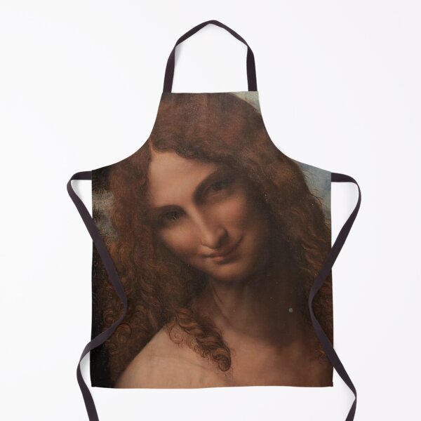 Item preview, Leonardo da Vinci Saint John the Baptist Renaissance Portrait Detail designed and sold by VintageManiac.