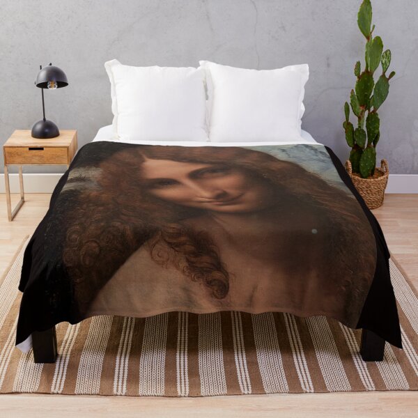 Item preview, Leonardo da Vinci Saint John the Baptist Renaissance Portrait Detail designed and sold by VintageManiac.