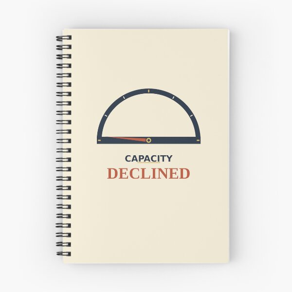 Item preview, Capacity: Declined designed and sold by PhoenixTShirtz.