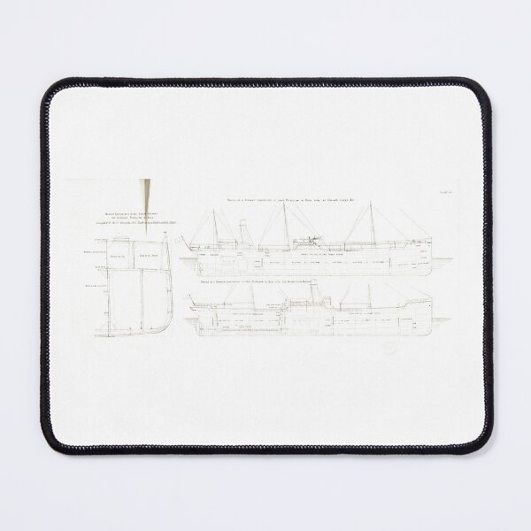 Item preview, Victorian Oil Tanker Engineering Blueprint designed and sold by Antique Science Press.