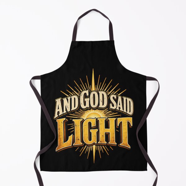 Item preview, And God Said And There Was Light Math Christian Bible Quote designed and sold by DarkRelicStudio.