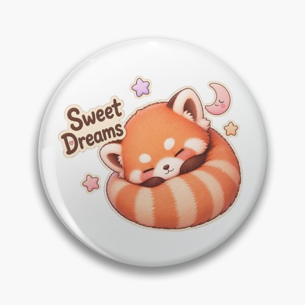 Item preview, Sleepy Kawaii Red Panda designed and sold by Animepopstudio.