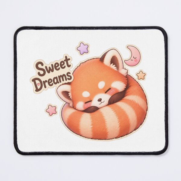 Item preview, Sleepy Kawaii Red Panda designed and sold by Animepopstudio.