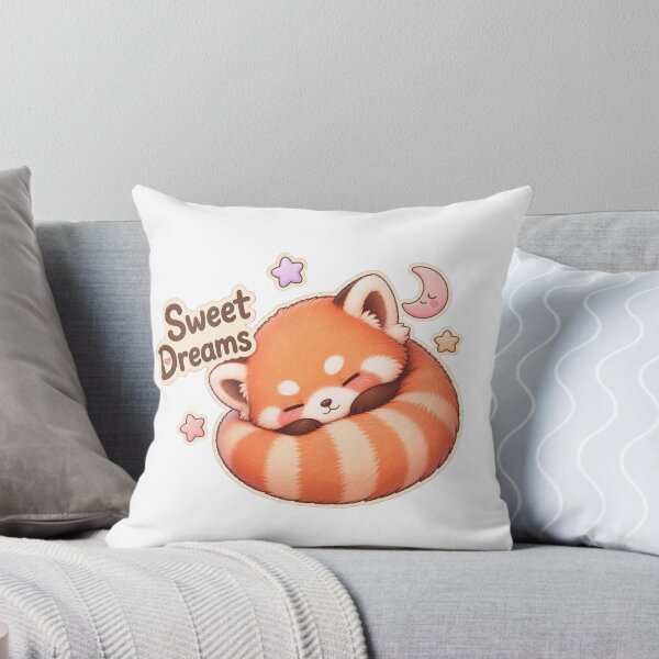 Item preview, Sleepy Kawaii Red Panda designed and sold by Animepopstudio.