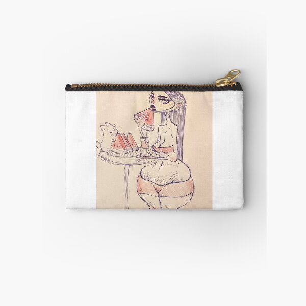 Item preview, Lady-D eating watermelon designed and sold by yuvalher.