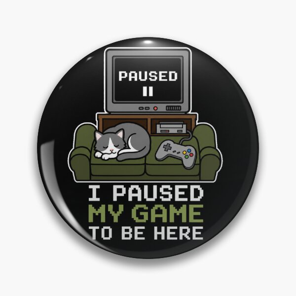 Item preview, I Paused My Game To Be Here Retro CRT Gamer Shirt designed and sold by digital.stickerperso.com.
