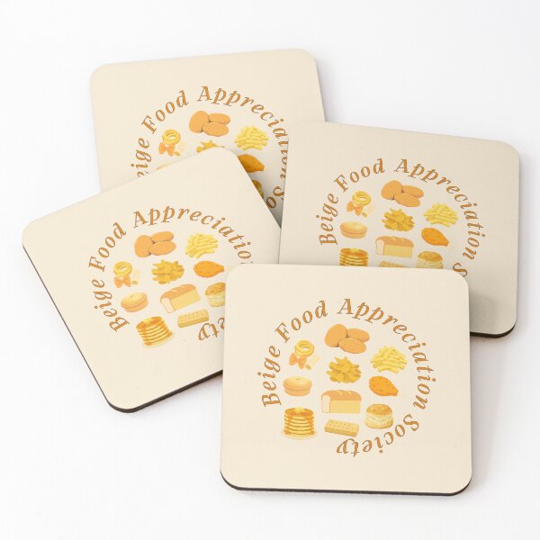 Item preview, Beige Food Appreciation Society designed and sold by BitsNPix.