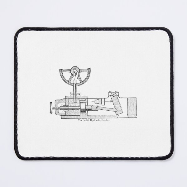 Item preview, Victorian Smith Hydraulic Crusher Patent Print designed and sold by Antique Science Press.