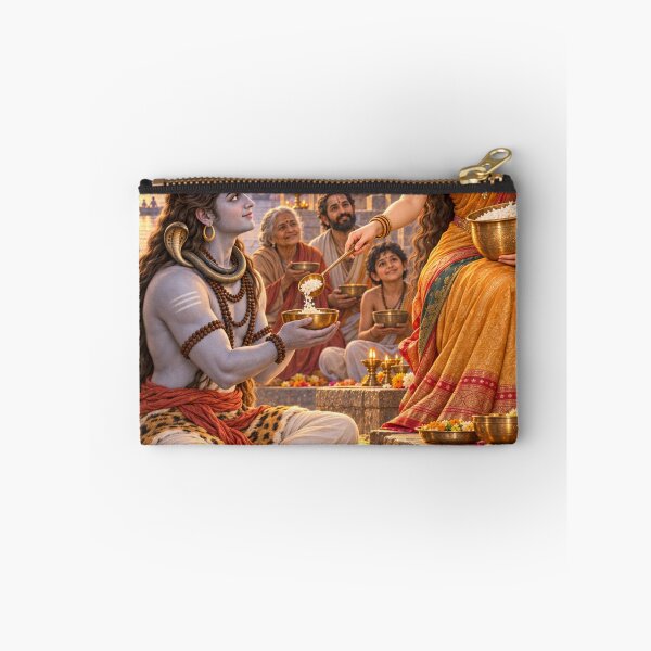 Item preview, Goddess Annapurna Feeds Lord Shiva and the Devotees designed and sold by Homyar.