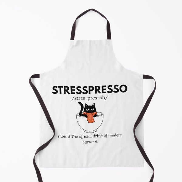 Item preview, Stresspresso – The Official Drink of Modern Burnout | Funny Coffee & Workplace Humor designed and sold by Qwirtee.