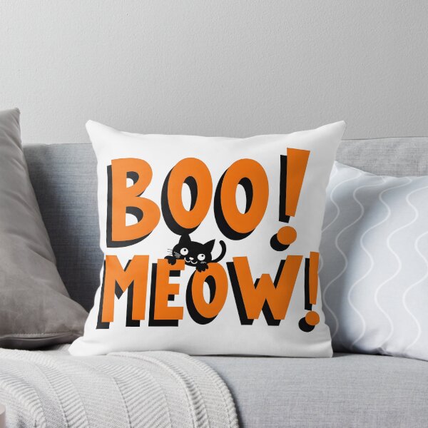 Item preview, BOO MEOW funny cat cartoon 02  designed and sold by Panya-Design.