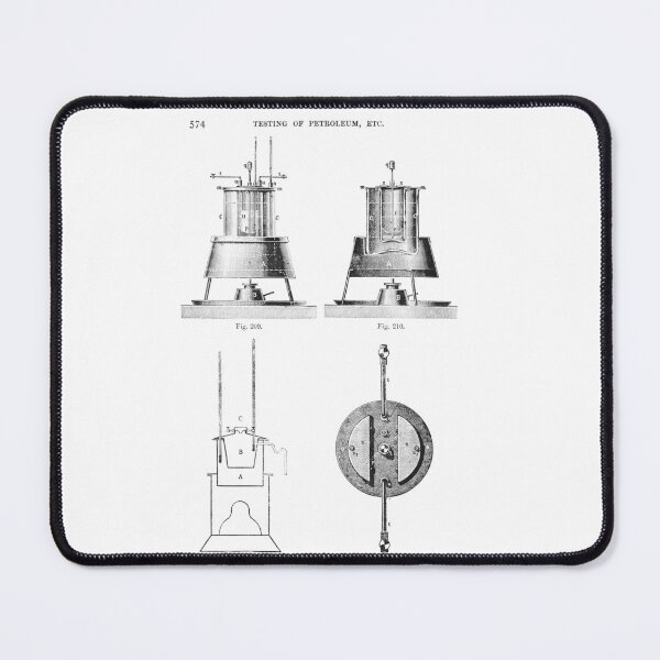 Item preview, Victorian Petroleum Testing Apparatus Blueprint designed and sold by Antique Science Press.