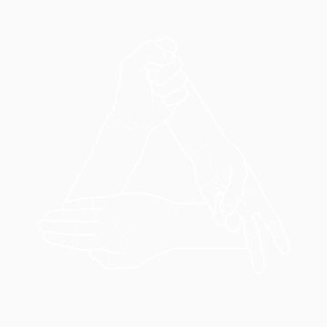 Artwork thumbnail, Paper Scissors Stone White by miners