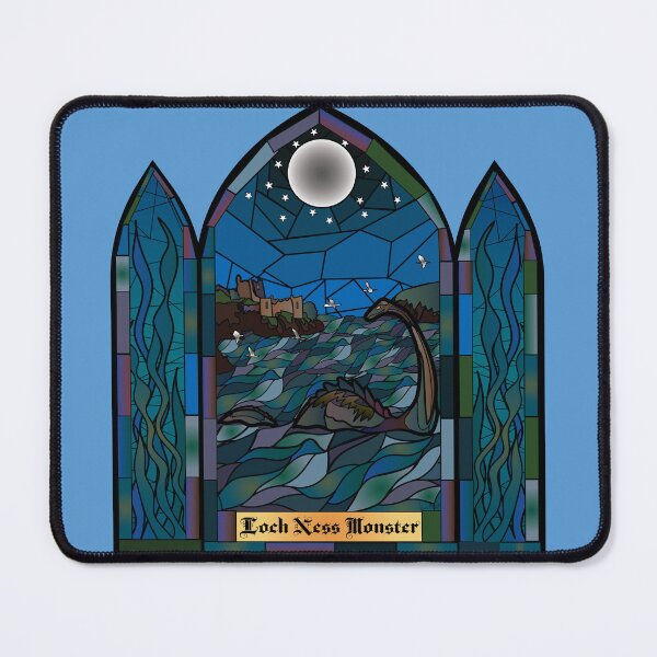 Item preview, Loch Ness Monster Stain glass designed and sold by kerriestuff.