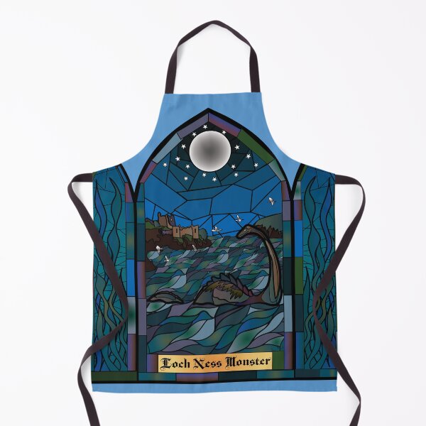 Item preview, Loch Ness Monster Stain glass designed and sold by kerriestuff.