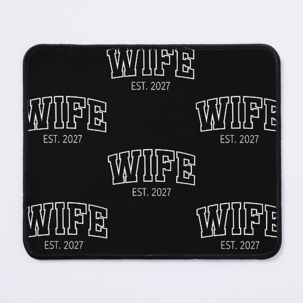 Item preview, Wife Est. 20Just Married Honeymoon Wedding Couples designed and sold by serialcarachts.